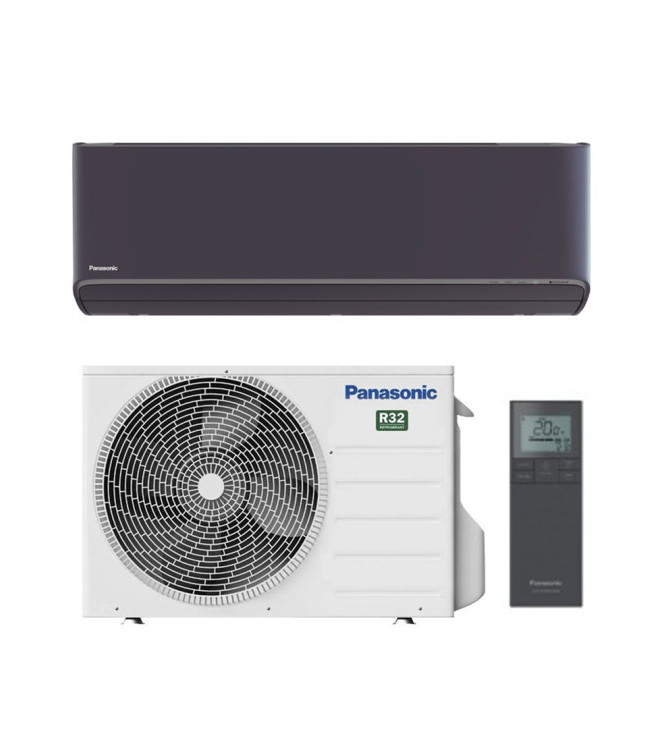 CONDIZIONATORE PANASONIC ETHEREA GRAFITE 15000 BTU WI-FI MONOSPLIT INVERTER R32 CS-XZ42ZKEW-H A++/A+ - Z42