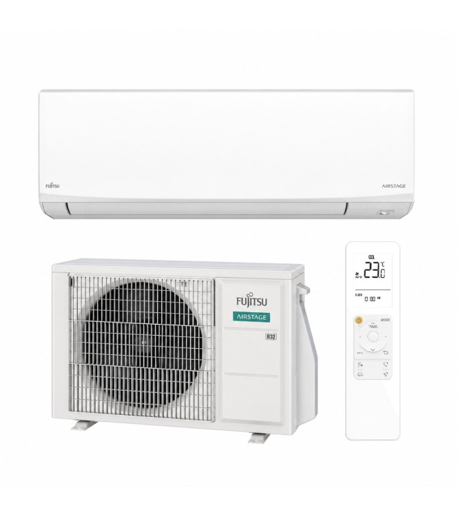 CONDIZIONATORE FUJITSU KJ-W BIANCO 14000 BTU WI-FI MONOSPLIT INVERTER R32 ASEH14KJCAL + AOEH14KJCA A++/A++