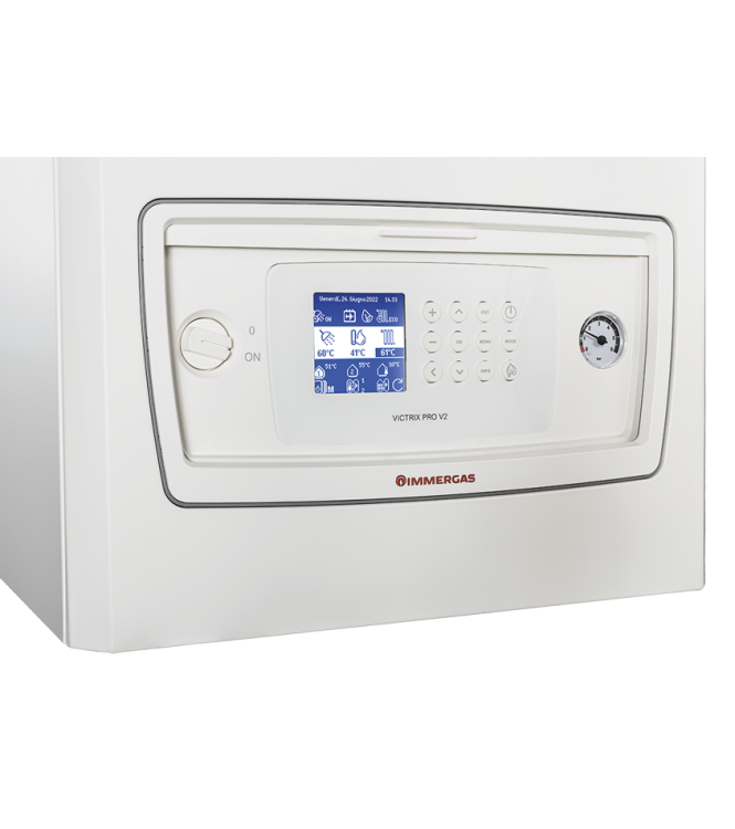 IMMERGAS VICTRIX PRO 150 V2, CALDAIA MURALE MODULARE A CONDENSAZIONE ALTA POTENZA, SOLO RISCALDAMENTO - 3.033855