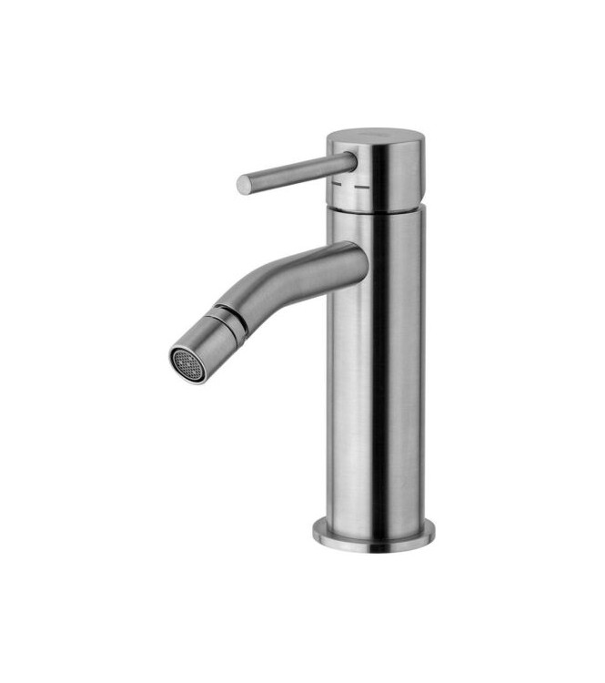 PAFFONI LIGHT MISCELATORE MONOCOMANDO BIDET CON PILETTA 1.1/4" SATINATO - LIG135ST