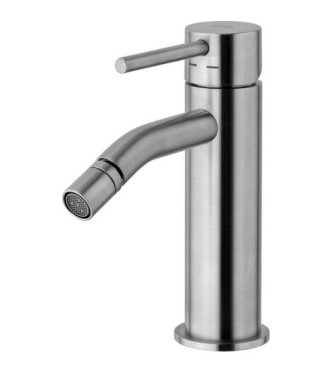 PAFFONI LIGHT MISCELATORE MONOCOMANDO BIDET CON PILETTA 1.1/4" SATINATO - LIG135ST