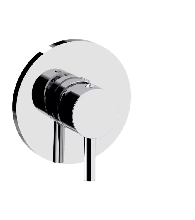 PAFFONI LIGHT SINGLE-LEVER CONCEALED MIXER LUXURY CHROME SHOWER - LIG011CR