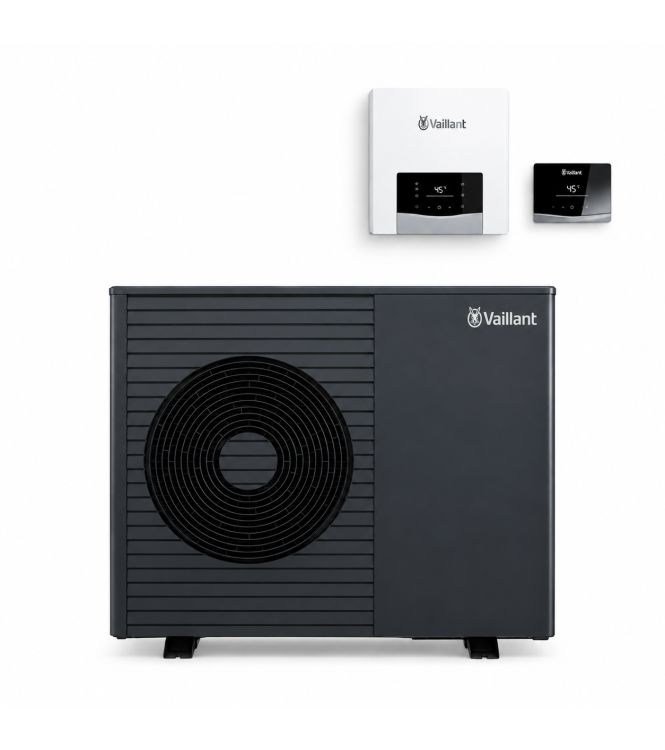 VAILLANT POMPA DI CALORE MONOBLOCCO AROTHERM PLUS 8.1 15 KW 230V + INTERFACCIA E CENTRALINA - 8000051028