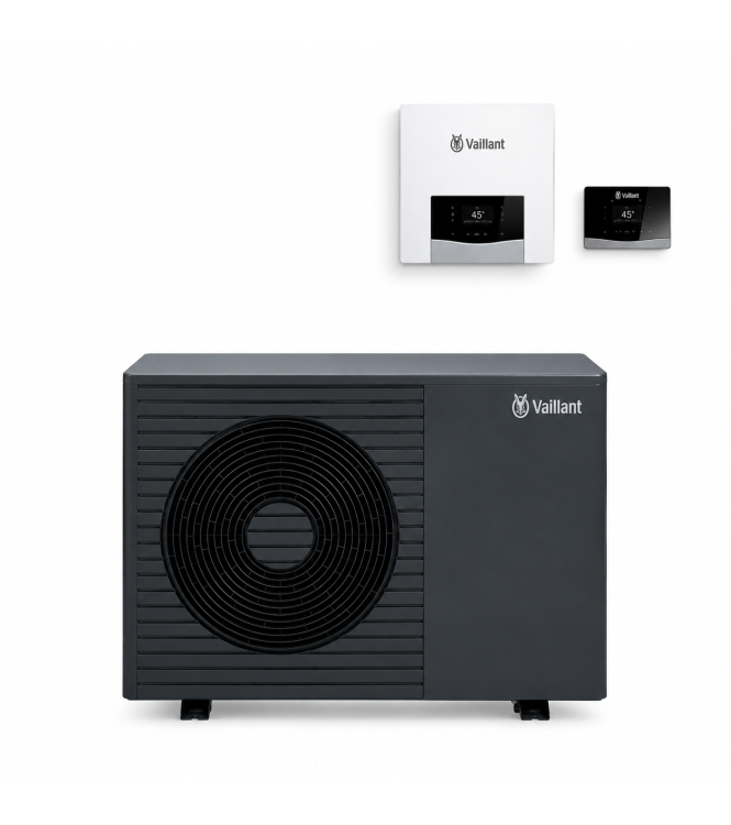 VAILLANT POMPA DI CALORE MONOBLOCCO AROTHERM PRO 5 KW 230V + INTERFACCIA E CENTRALINA - 8000050944