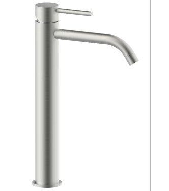 PAFFONI LIGHT MISCELATORE LAVABO PROLUNGATO CON SCARICO CLIC-CLAC SATINATO - LIG081KST