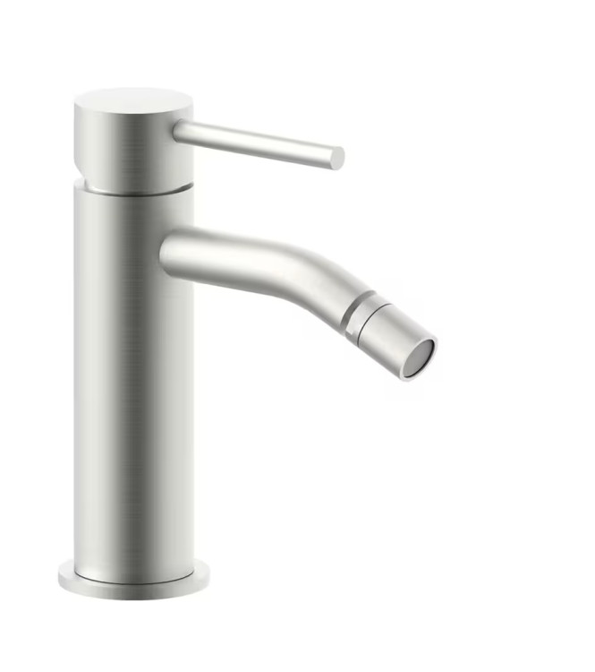 PAFFONI LIGHT MISCELATORE MONOCOMANDO BIDET CON SCARICO CLIC CLAC SATINATO - LIG131KST