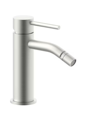 PAFFONI LIGHT MISCELATORE MONOCOMANDO BIDET CON SCARICO CLIC CLAC SATINATO - LIG131KST