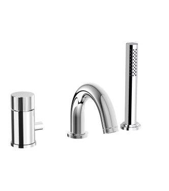 MISCELATORE BORDO VASCA CON DEVIATORE PAFFONI SERIE JO JO047CR