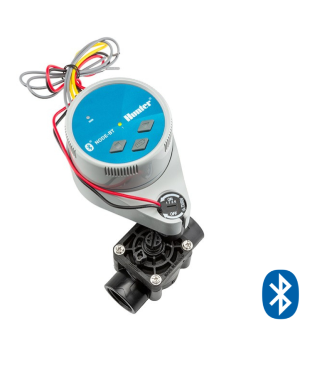 Hunter Node BT 100 Valve B – CentralinaBluetooth a Batteria 1 Stazione con Elettrovalvola PGV 1" – IGNODE100VALVEB