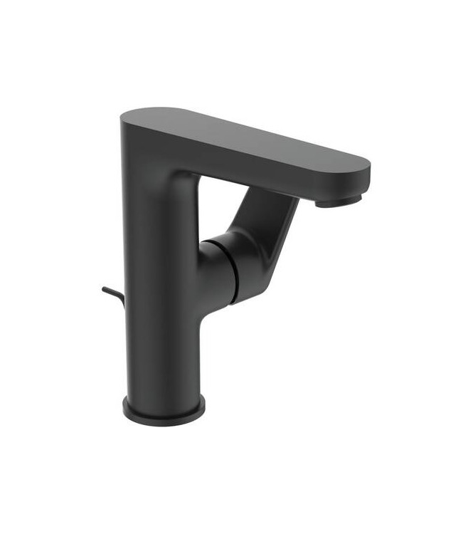 Miscelatore lavabo alto Ideal Standard Cerafine O con leva laterale - Nero  