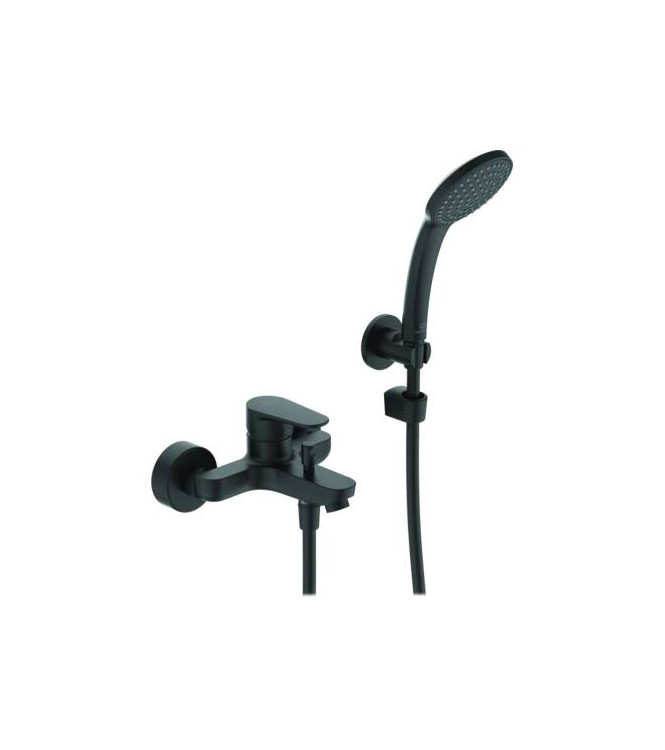 Miscelatore esterno vasca-doccia Ideal Standard Cerafine O con accessori - Nero  