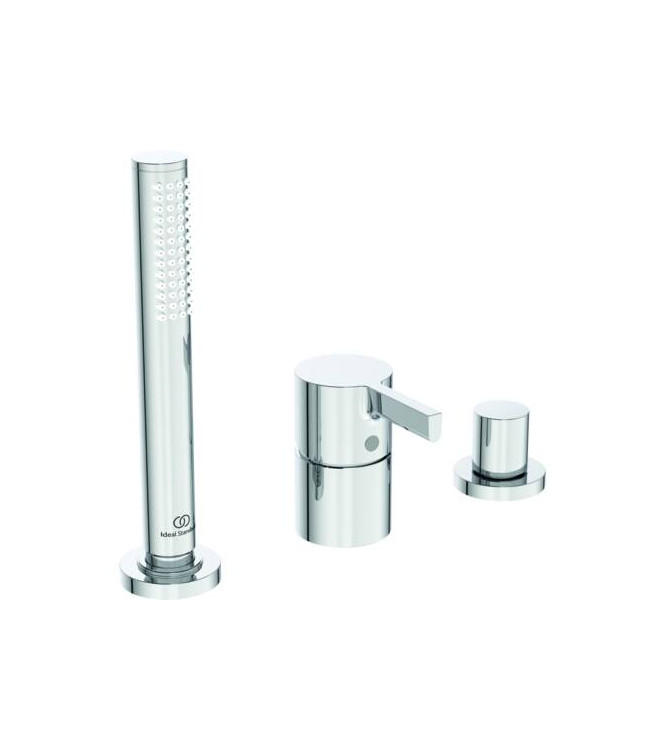 Gruppo vasca-doccia esterno Ideal Standard Cerafine O con deviatore - Cromo  
