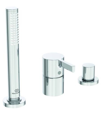Wall-mounted bath-shower mixer Ideal Standard Cerafine O with diverter - Chrome