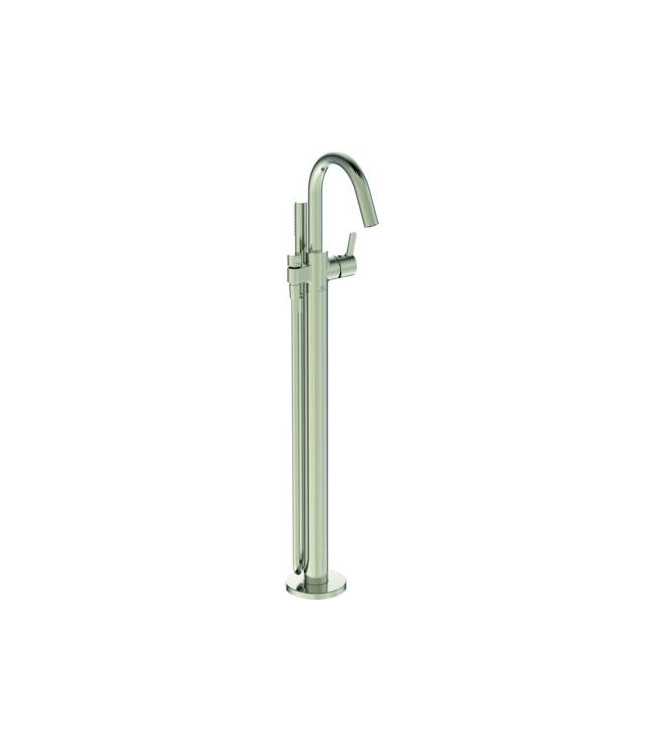 Ideal Standard Joy freestanding bathtub-shower mixer with accessories - Silver Storm