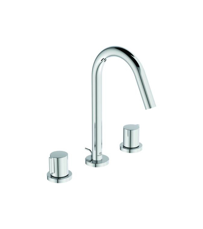 Ideal Standard Joy 3-hole basin mixer with 5L waste - Chrome