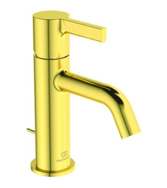 Ideal Standard Joy washbasin mixer with 5L waste - Brushed Gold