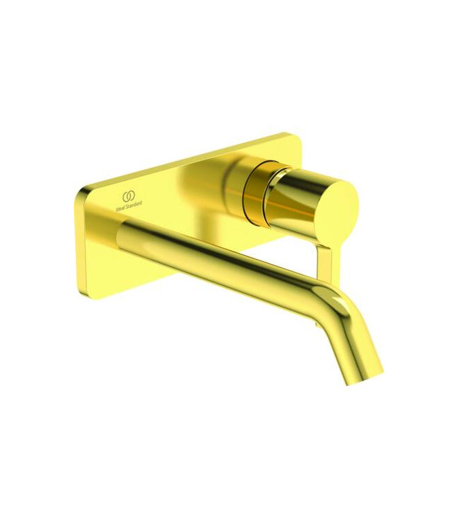Ideal Standard Joy concealed washbasin mixer with 180 mm Soft Edge spout - Brushed Gold