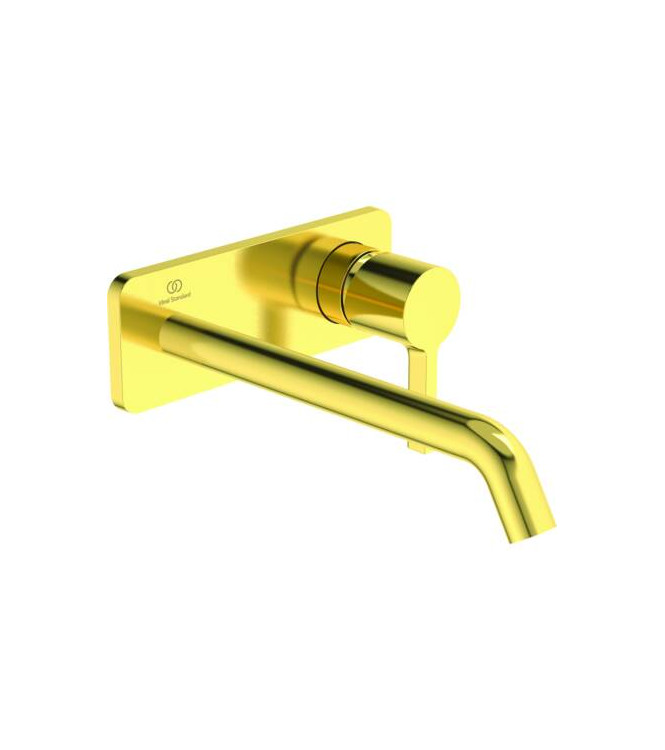 Ideal Standard Joy concealed washbasin mixer with 220 mm Soft Edge spout - Brushed Gold