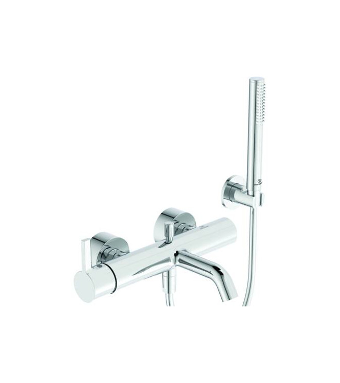 Ideal Standard Joy external bathtub-shower mixer with accessories - Chrome