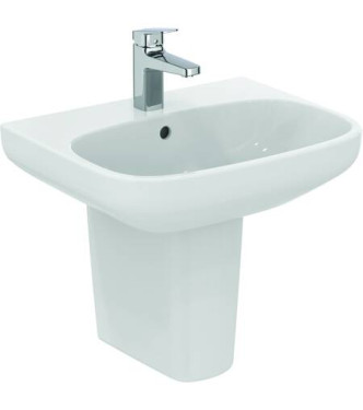 Ideal Standard i.life A 55 cm wall-hung or countertop washbasin - glossy white