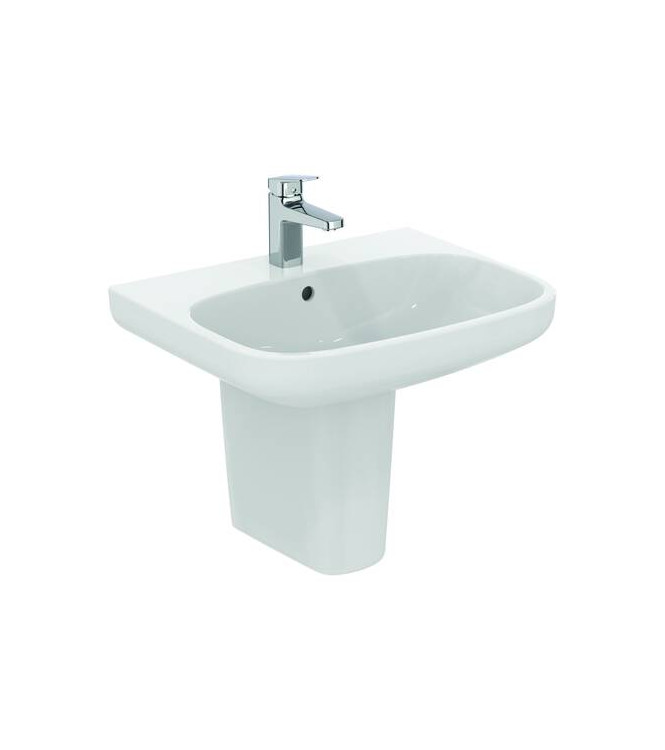 Ideal Standard i.life A 60 cm wall-hung or countertop washbasin - glossy white