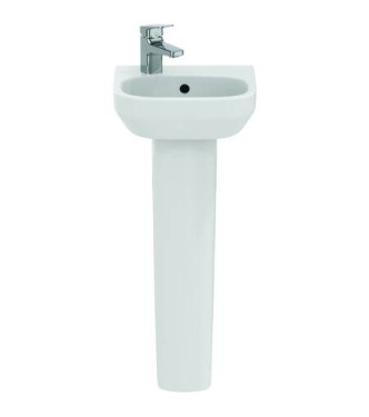 Ideal Standard i.life A 35 cm washbasin with hole left - gloss white