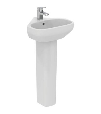 Lavamani angolare Ideal Standard i.life A 45 cm - Bianco lucido