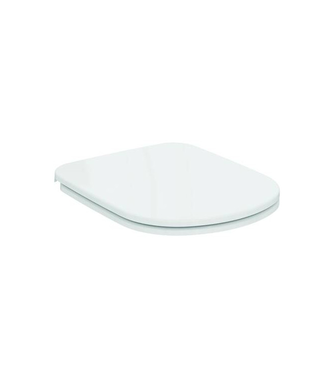 Ideal Standard i.life A WC seat for floor-standing WC - polished white