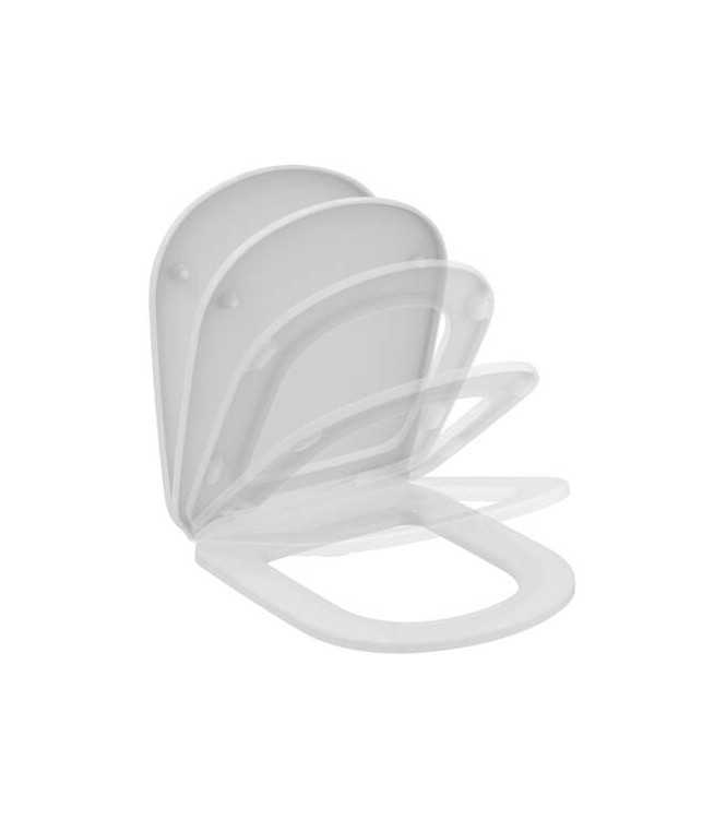 Ideal Standard i.life A wrap-around WC seat with slow closing - White