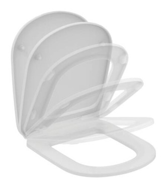 Ideal Standard i.life A wrap-around WC seat with slow closing - White