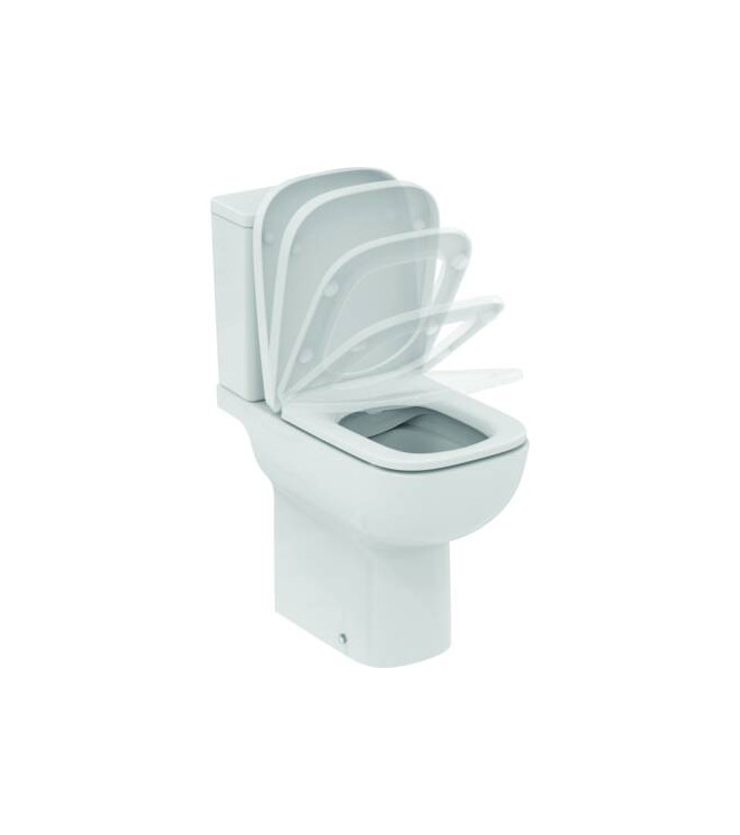 Ideal Standard i.life A wrap-around WC seat with slow closing - White