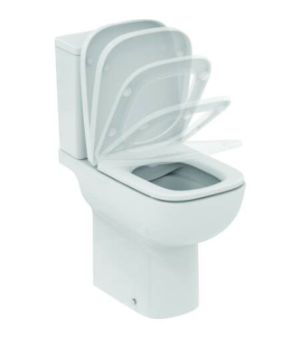 Ideal Standard i.life A wrap-around WC seat with slow closing - White