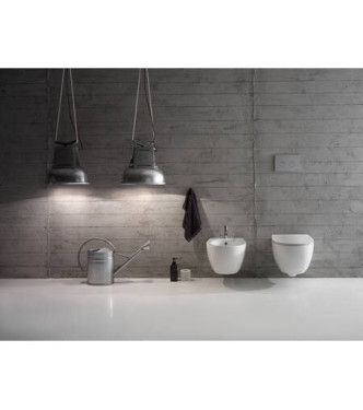 4ALL Bidet sospeso 48x37 H.27cm - Bianco lucido