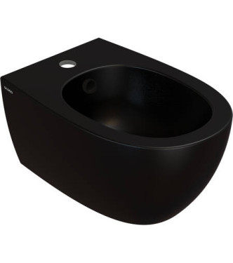 4ALL Bidet sospeso 54x36 H.27cm - Nero opaco