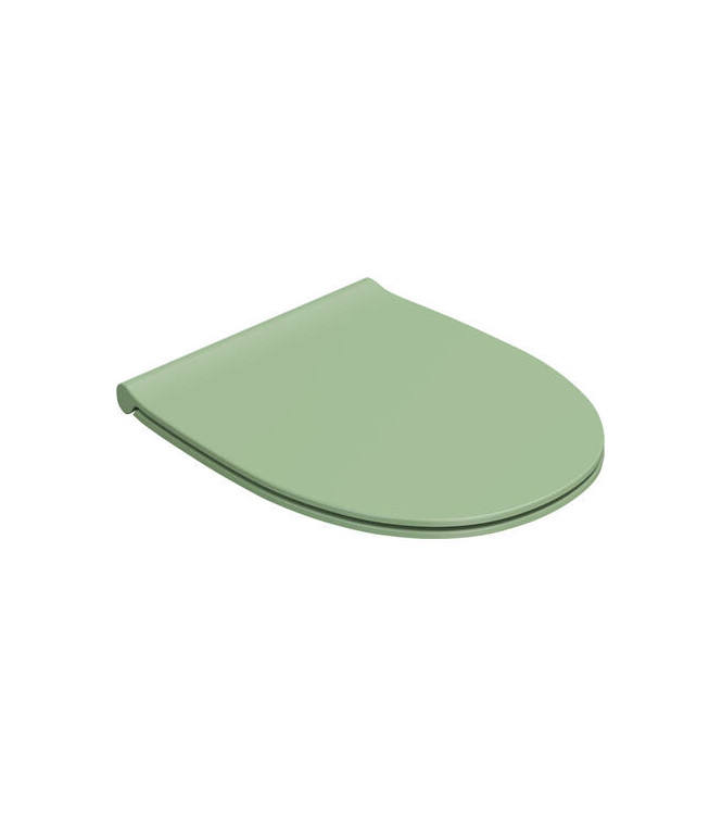 WC seat Globo 4ALL - LIME, slow closing mechanism