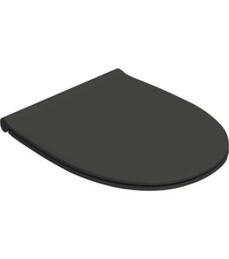 WC seat Globo 4ALL - SMOKE, slow closing mechanism