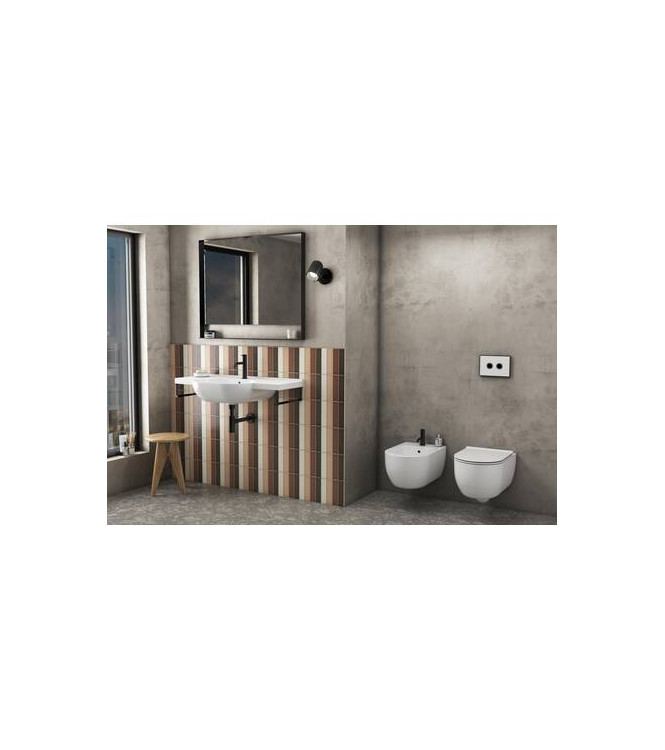 MODE SUSPENDED WASHBASIN 100x49cm GLOSSY WHITE