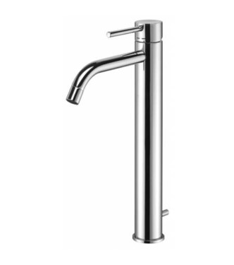 PAFFONI LIG085 LIGHT PROLONGED WASHBASIN MIXER with waste ø1.1/4" CHROMED