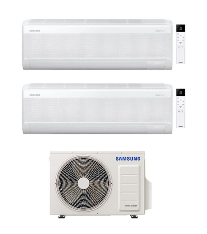 Air Conditioner Samsung WindFree Avant S2 Dual Split 7000+7000 BTU R32 Wi-Fi Inverter A++ - AJ052TXJ3KG/EU