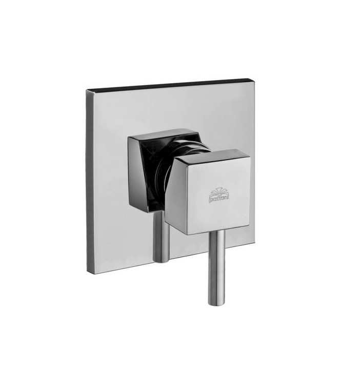 PAFFONI LEA010 LEVEL MISCELATORE MONOCOMANDO INCASSO DOCCIA CROMATO CON PIASTRA INOX