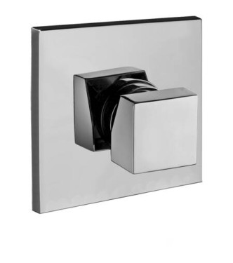 PAFFONI LEC010 LEVEL MISCELATORE MONOCOMANDO INCASSO DOCCIA CROMATO CON PIASTRA ABS