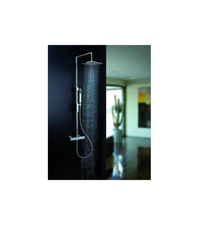 PAFFONI LEQ269 LEVEL EXTERNAL THERMOSTATIC SHOWER MIXER WITH CHROME DIVERTER