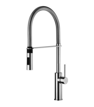 PAFFONI LIG179 LIGHT MISCELATORE MONOCOMANDO LAVELLO PROFESSIONAL CROMATO