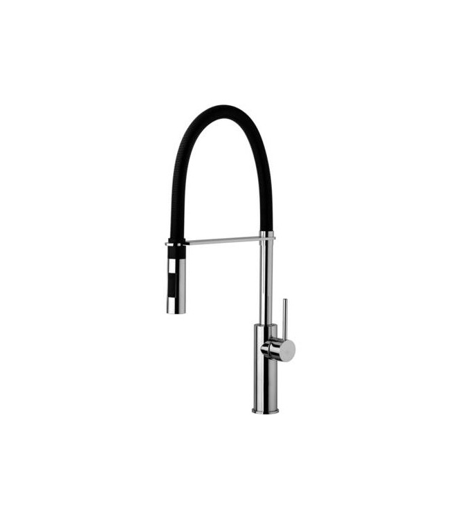 PAFFONI LIG179 LIGHT MISCELATORE LAVELLO PROFESSIONALE NERO OPACO/NERO OPACO