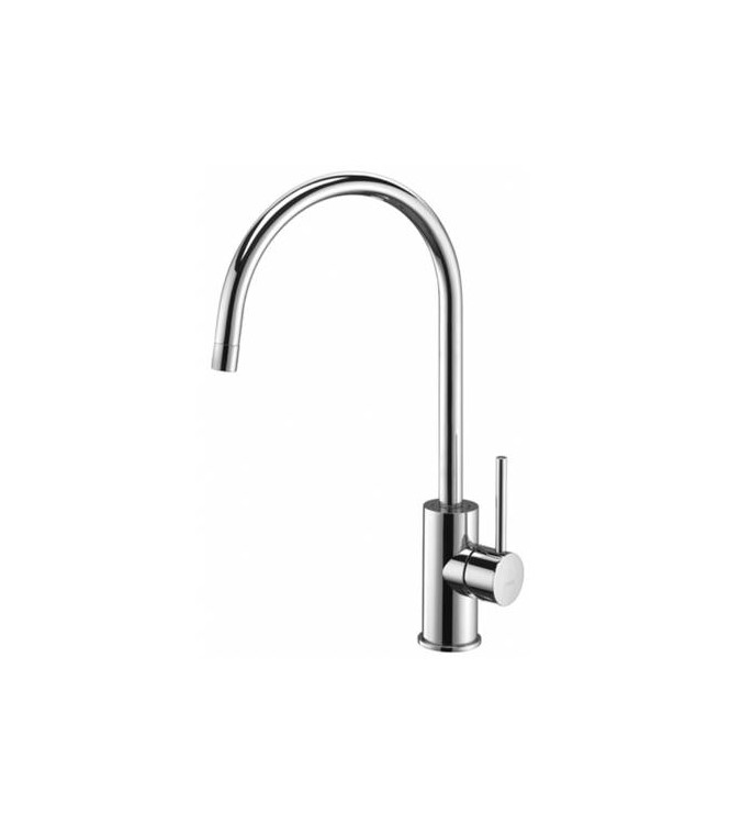 PAFFONI LIG180 LIGHT MISCELATORE MONOCOMANDO LAVELLO CANNA ø18 CROMATO