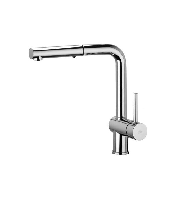 PAFFONI LIG285 LIGHT MISCELATORE MONOCOMANDO LAVELLO NERO OPACO