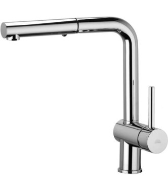 PAFFONI LIG285 LIGHT MISCELATORE MONOCOMANDO LAVELLO NERO OPACO