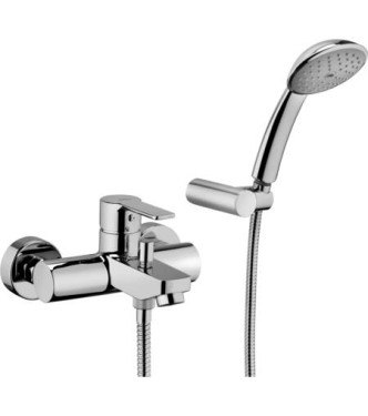 PAFFONI RED024 RED EXTERNAL SINGLE-LEVER BATH/SHOWER MIXER WITH CHROME DUPLEX