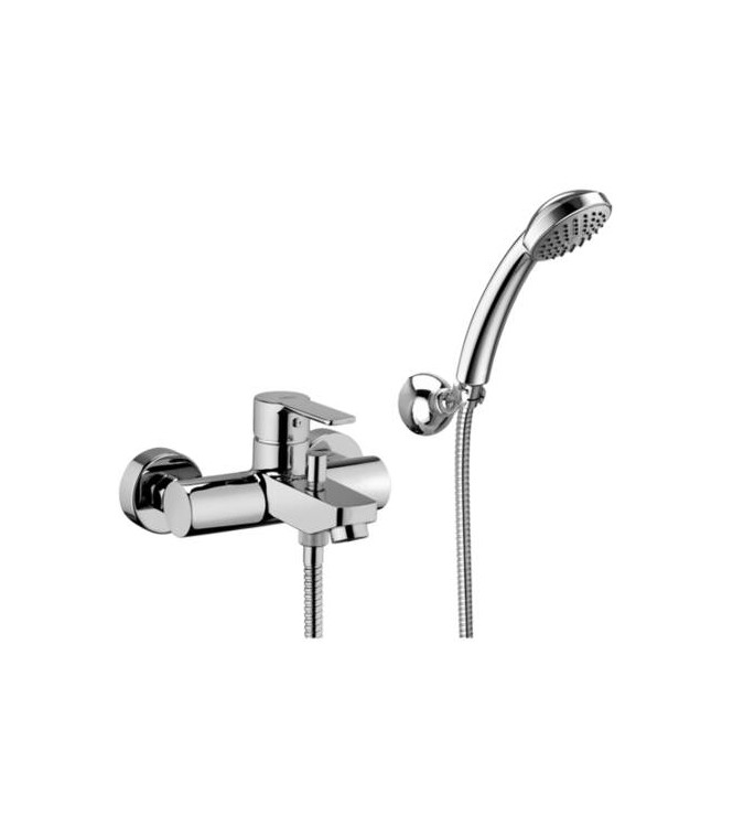 PAFFONI RED026 RED EXTERNAL SINGLE-LEVER BATH/SHOWER MIXER WITH CHROME DUPLEX