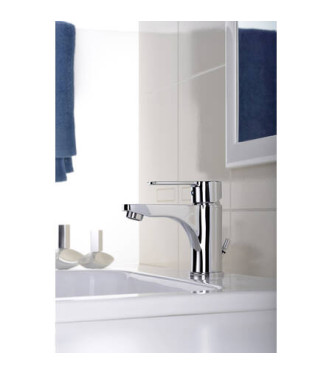 PAFFONI RED075 RED WASHBASIN MIXER with ø1.1/4" CHROMED waste